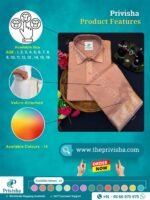 Privisha Silk Kids Shirt and Dhotis Combo Set – Copper - Image 5