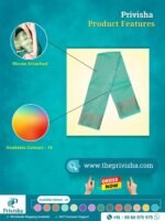 Privisha Soft Silk Saree Combo Set - Elegance Green - Image 4
