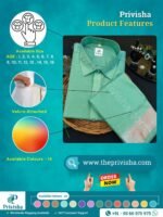 Privisha Silk Kids Shirt and Dhotis Combo Set – Pista Green - Image 5