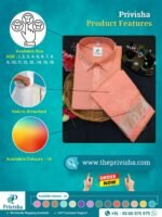 Privisha Silk Kids Shirt and Dhotis Combo Set – Royal Orange - Image 5