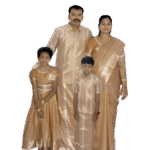 Privisha Soft Silk Saree Combo Set - Coffee - Image 2