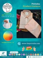 Privisha Silk Kids Shirt and Dhotis Combo Set – Smoothy Orange - Image 5