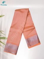 Privisha Soft Silk Saree Combo Set - Royal Orange