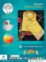 Privisha Silk Kids Shirt and Dhotis Combo Set – Zari Gold - Image 5