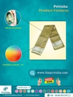 Privisha Soft Silk Saree Combo Set - Zari Gold - Image 4